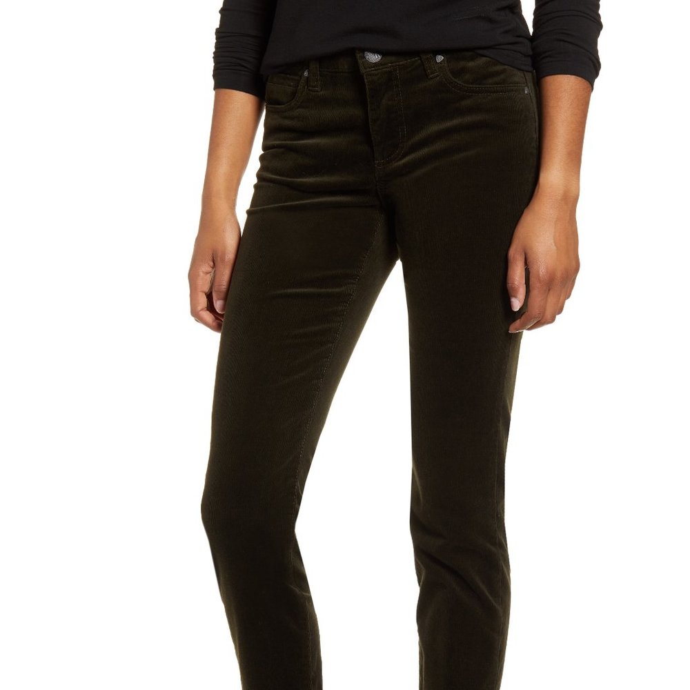 KUT from the Kloth Diana Skinny Corduroy Pants Sz 0 EUC